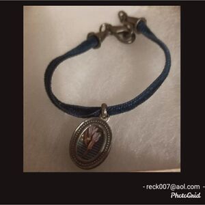 Antique Bracelet with Velvet band